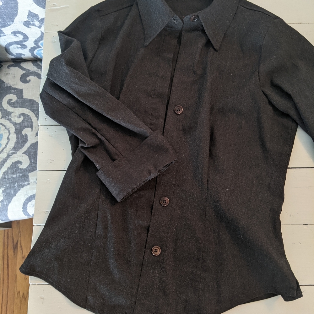 Necessary Objects fitted button up shirt